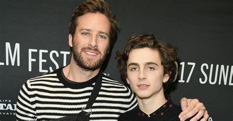 x hammer gay|Armie Hammer and Timothée Chalamet on .